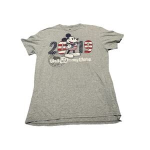 2019 Walt DisneyWorld Graphic Grey T Shirt, Size L